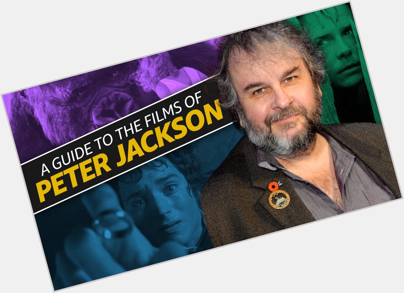 Happy 60th birthday to visionary film director, screenwriter and producer Peter Jackson. 
