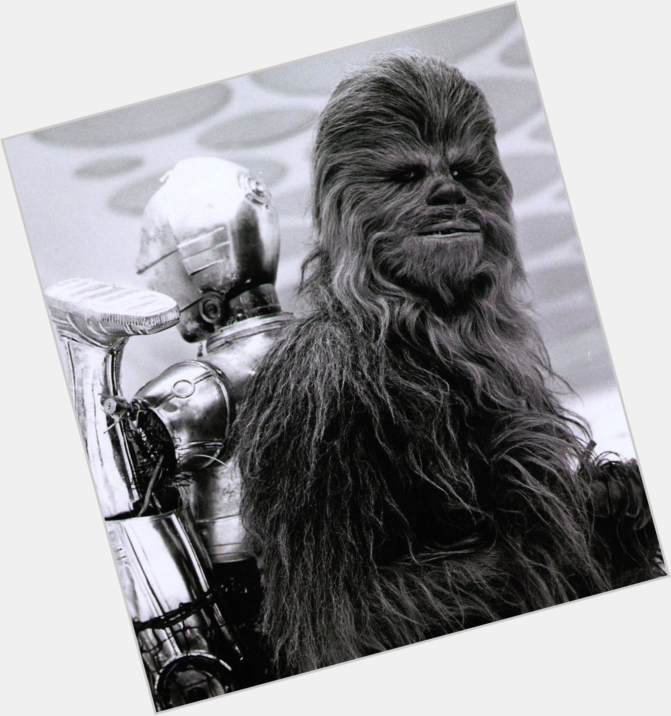 Happy birthday, Peter Mayhew, better known as Chewbacca,   