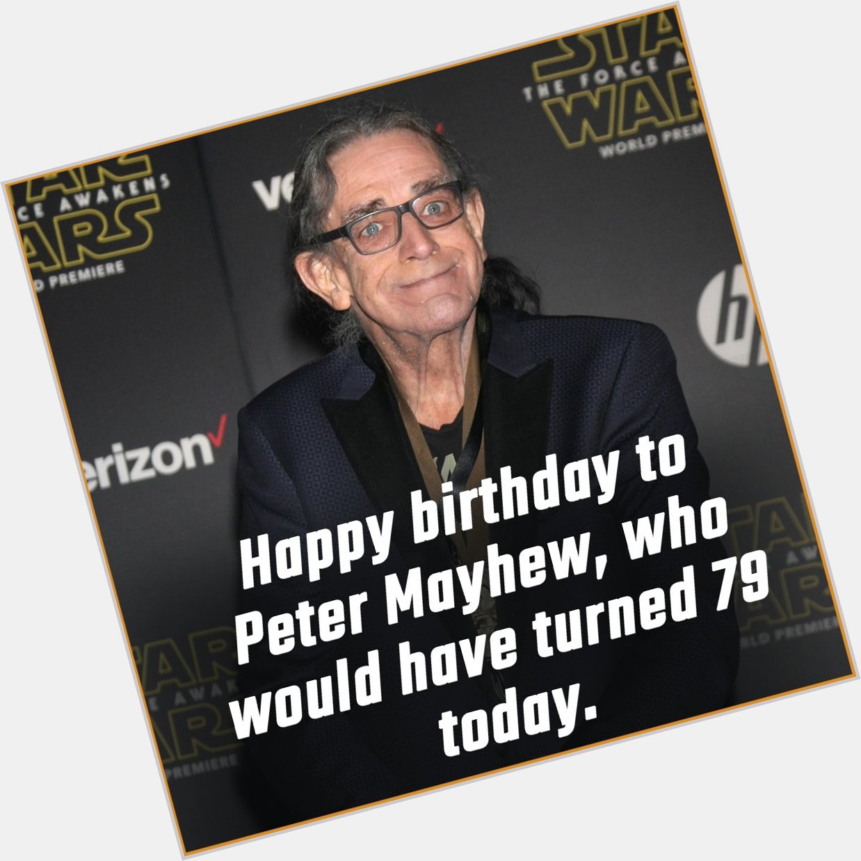 Happy birthday to Peter Mayhew, who portrayed one of the most iconic Star Wars characters of all time. 