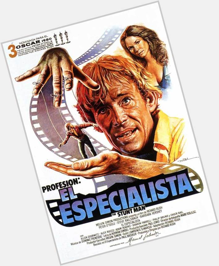 Happy Birthday Peter O\Toole - THE STUNT MAN - Spanish release poster - 1980 