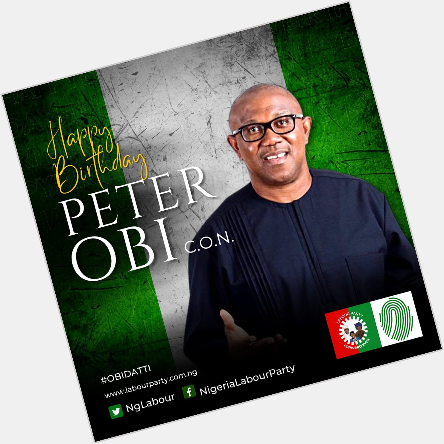 Happy Birthday Peter Obi, Labour Party Presidential Candidate. More Wins. 