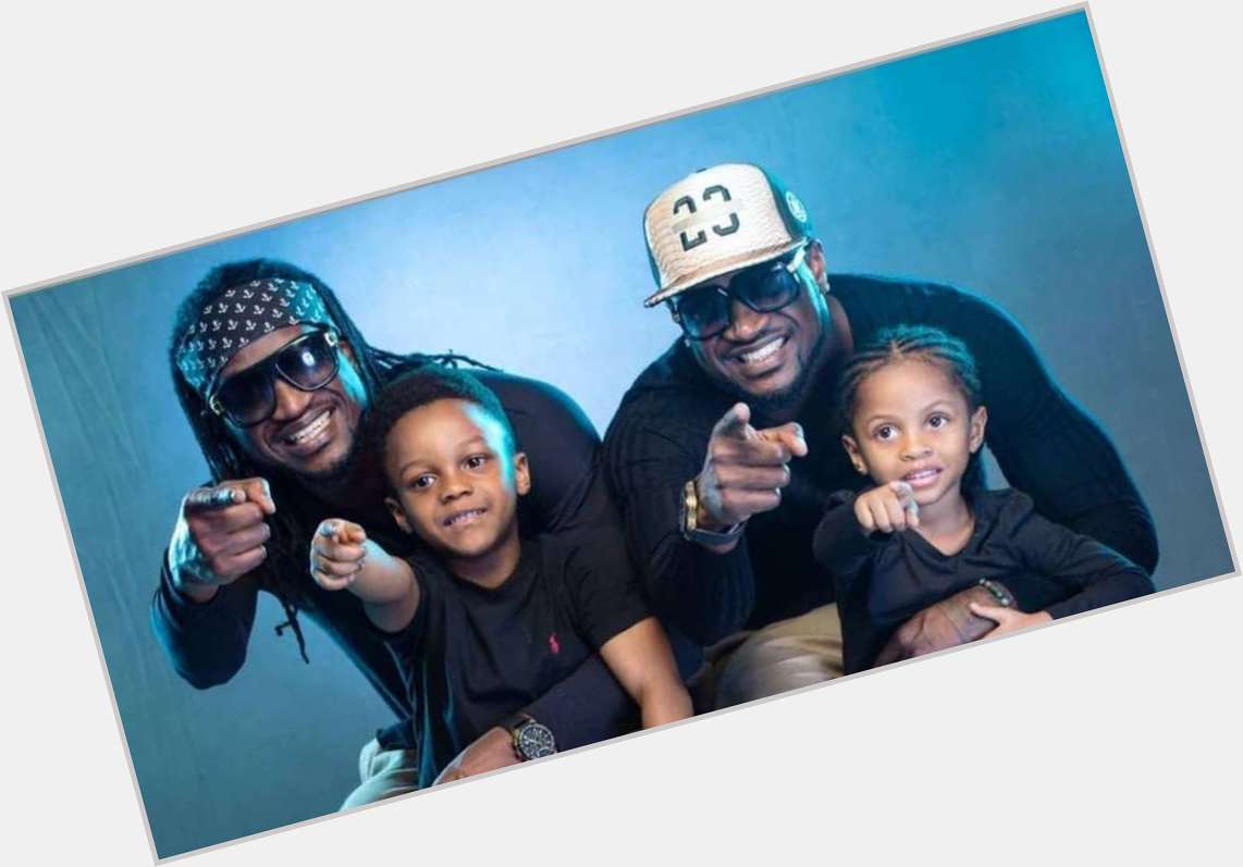 Peter Okoye\s wife wishes him and brother Paul a happy birthday  