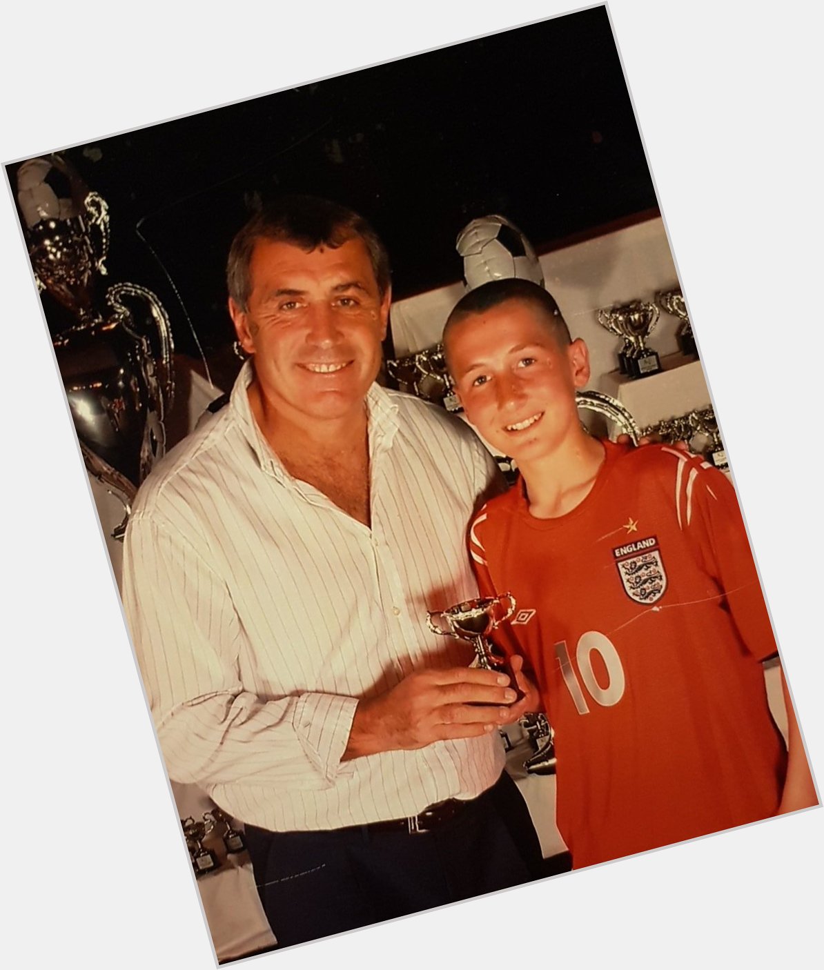 Happy Birthday Here is you giving me the biggest trophy of my career about 12 years ago 