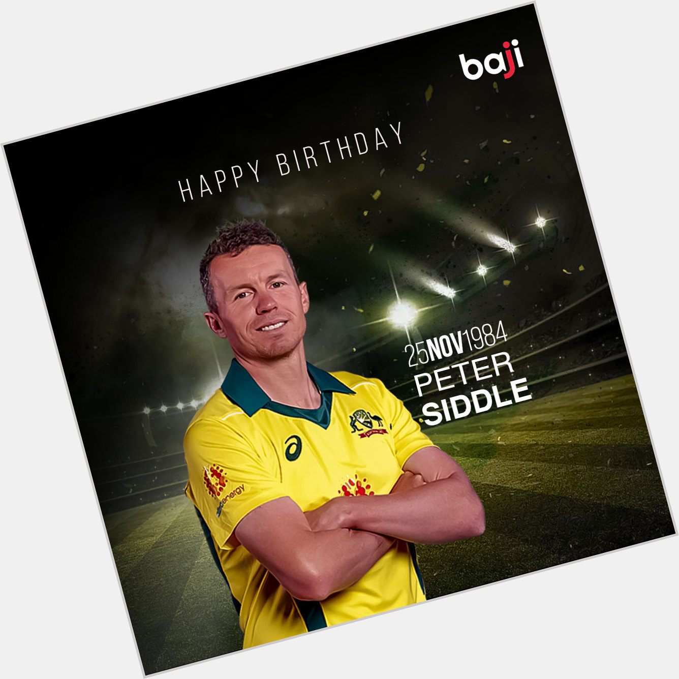 Happy Birthday to Peter Siddle       