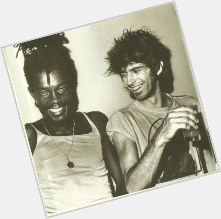 Happy Birthday Peter Tosh - here he is with Keith in the 70s 