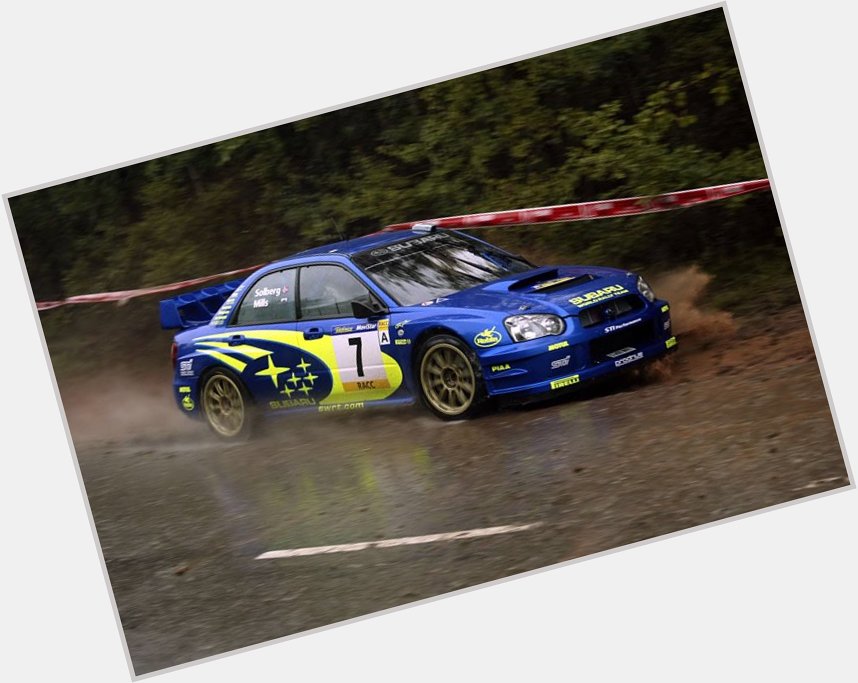  Happy Birthday to the 2003 World Rally Champion Petter Solberg!!

Subaru\s last World Rally Champion 