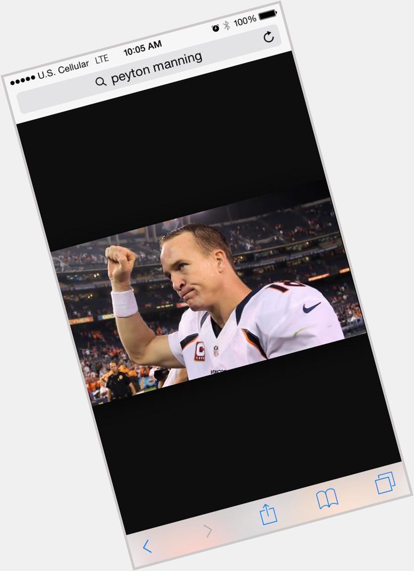 Happy Birthday to my biggest hero of all time, the Sheriff himself, Peyton Manning. 