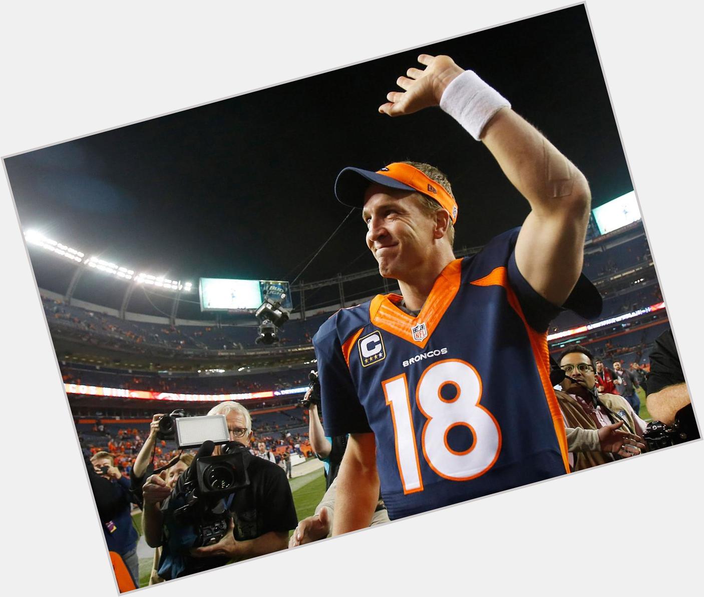 Happy 39th Birthday to Denver Broncos quarterback and Future Hall of Famer Peyton Manning. 
