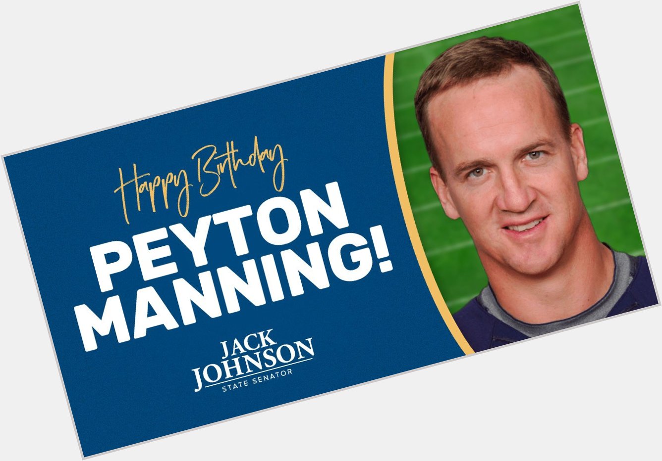 Happy birthday to the legendary Peyton Manning! 