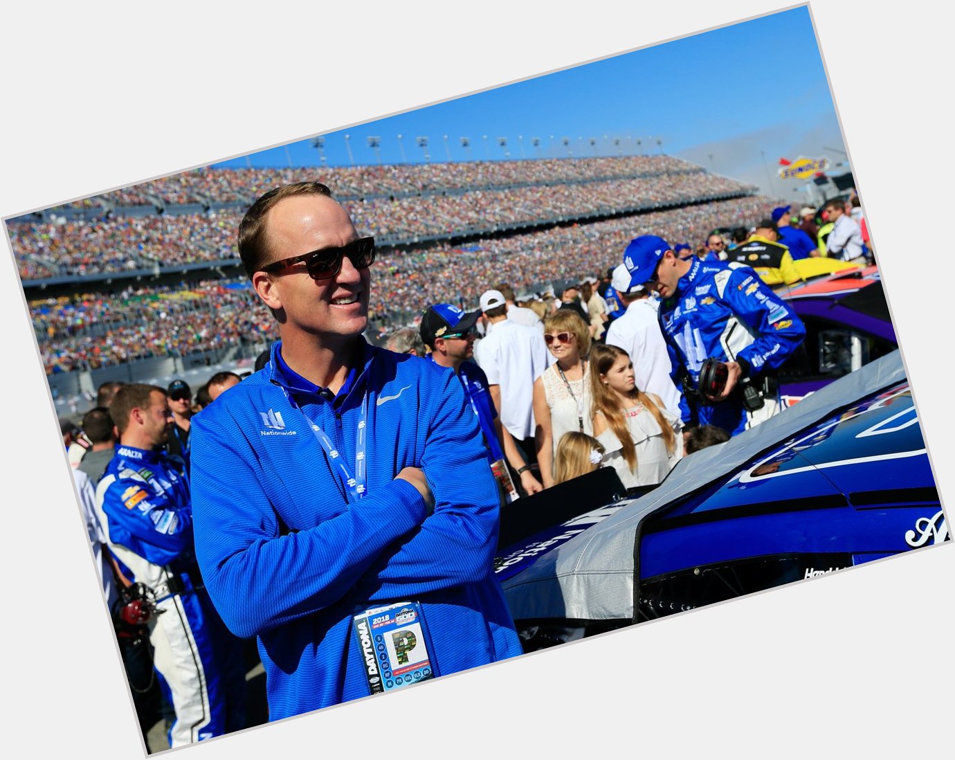 Happy Birthday to my teammate Peyton Manning. Let s get you out to a race again soon  