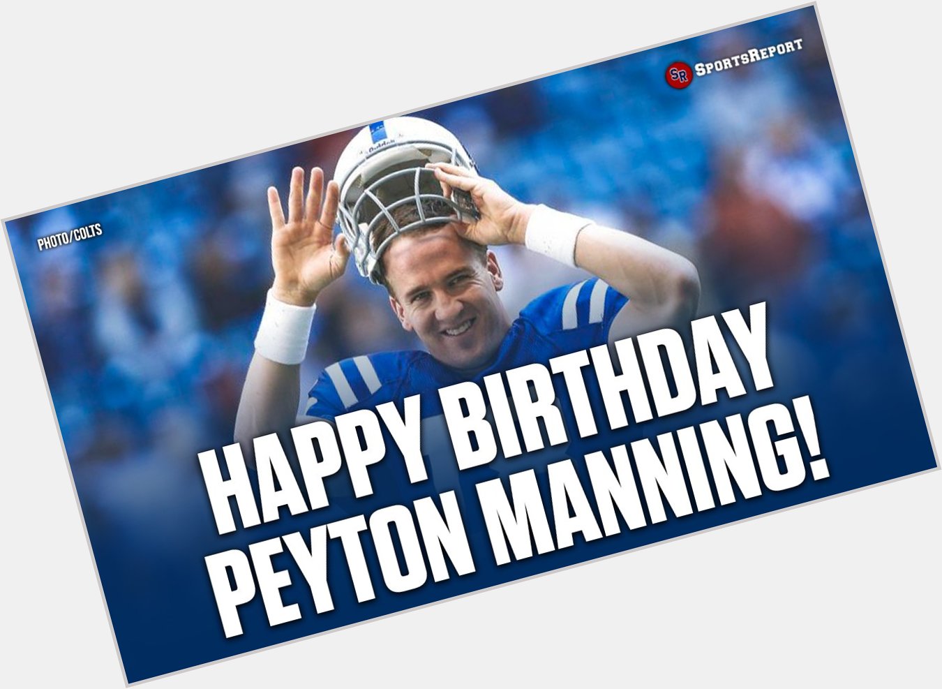  Fans, let\s wish the GOAT, Peyton Manning a Happy Birthday!! 