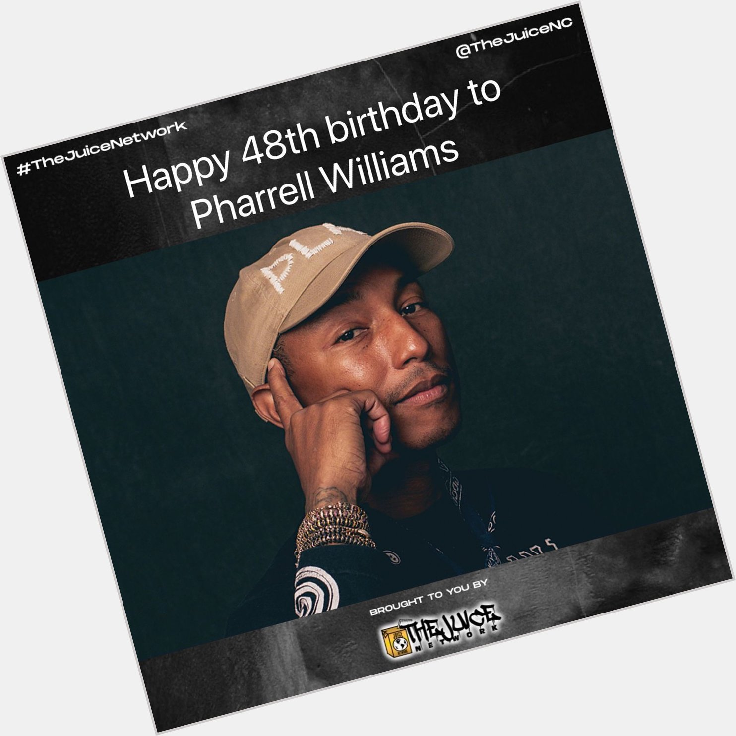 Happy 48th birthday to Pharrell Williams!    