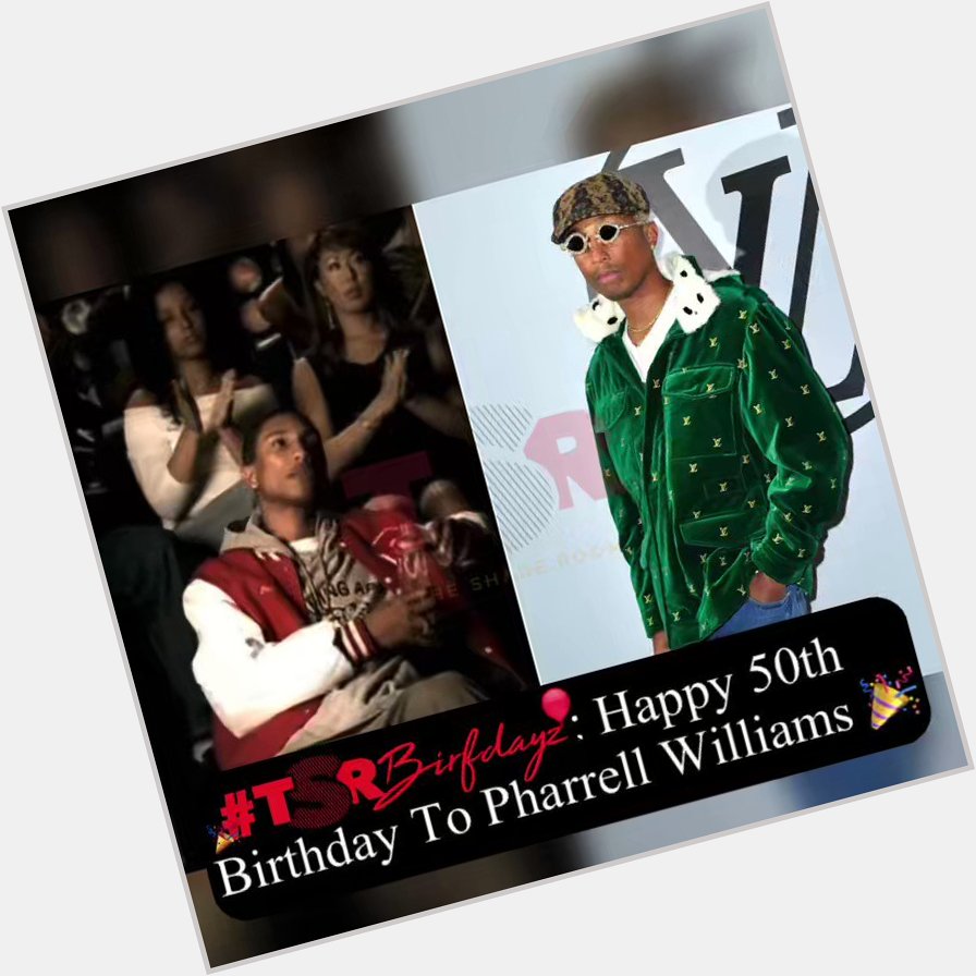 Roommates, join us as we wish the one and only Pharrell Williams a Happy 50th Birthday  ( : 