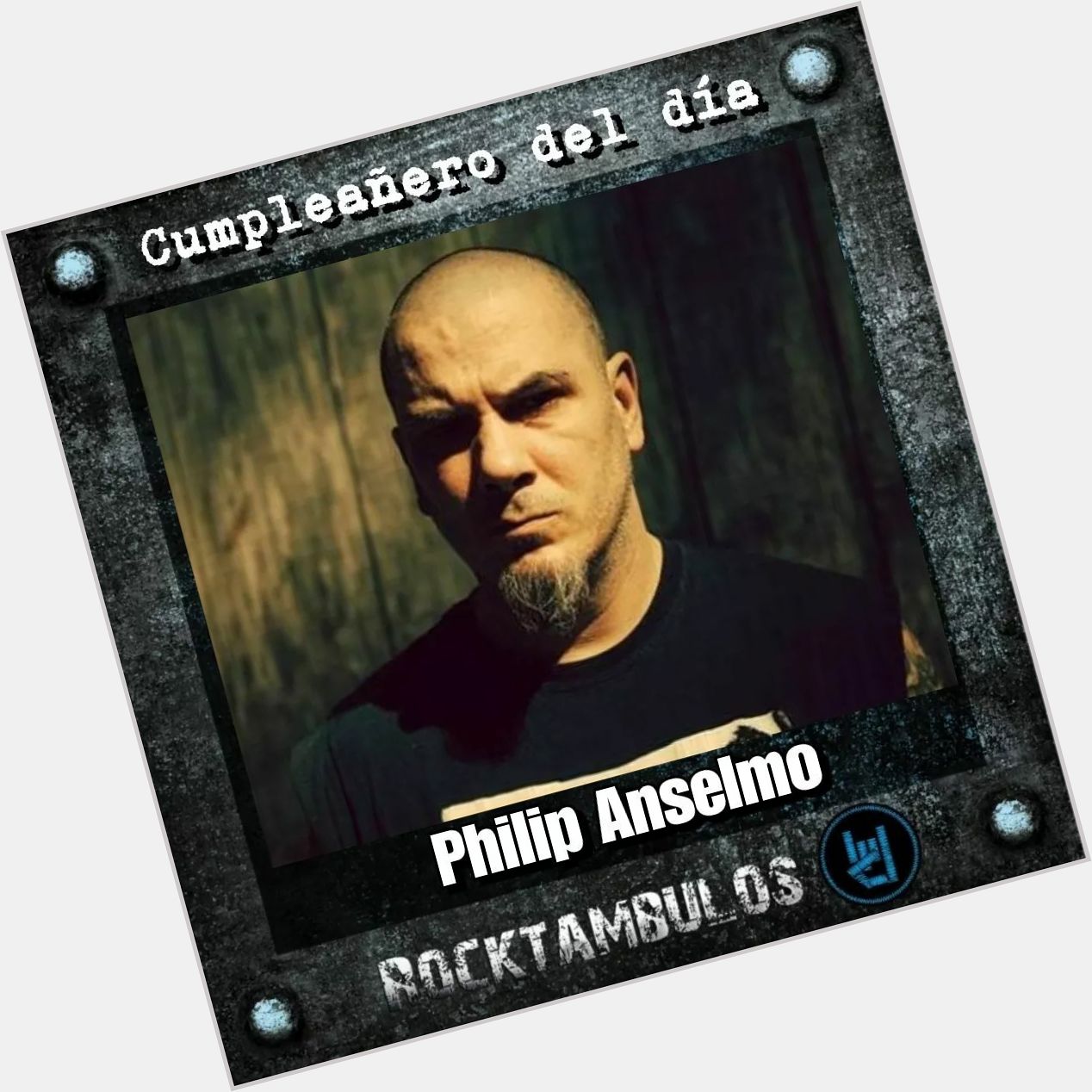 Hoy está de cumpleaños el gran Phil Anselmo, ícono del metal Happy birthday Philip 
