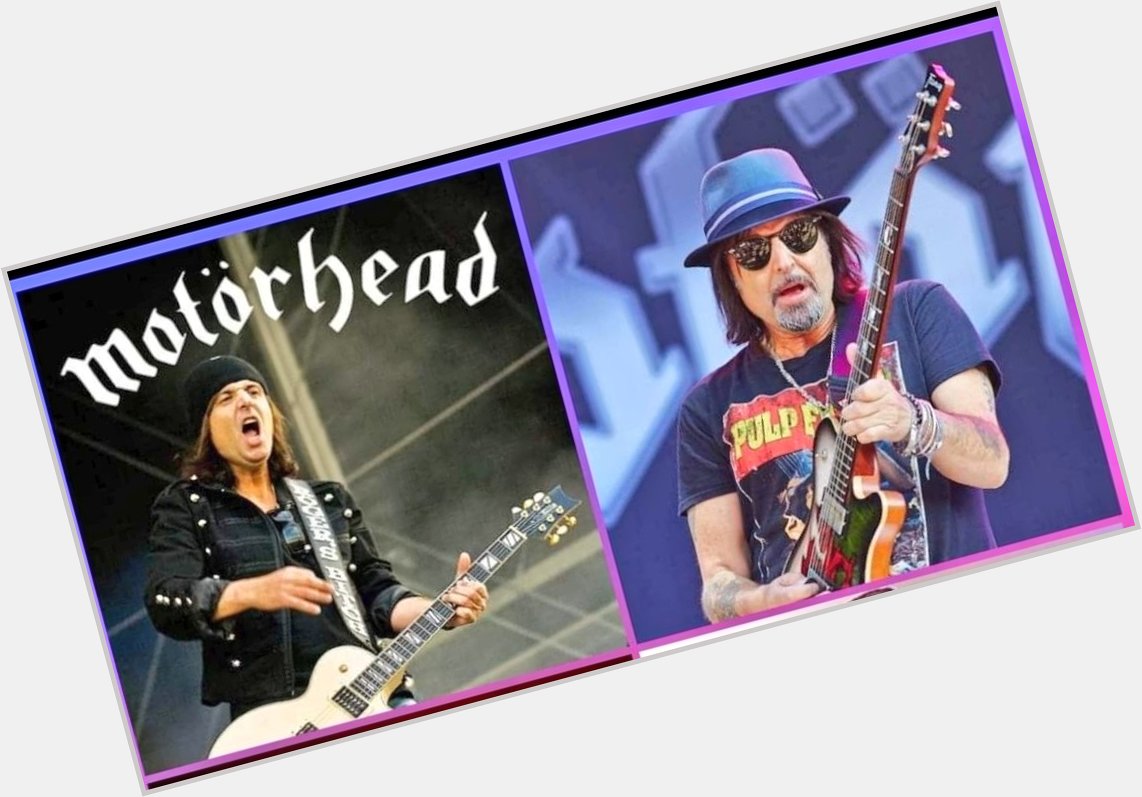   Happy 61st Birthday to Phil Campbell, former Motörhead guitarist, born today in 1961. 