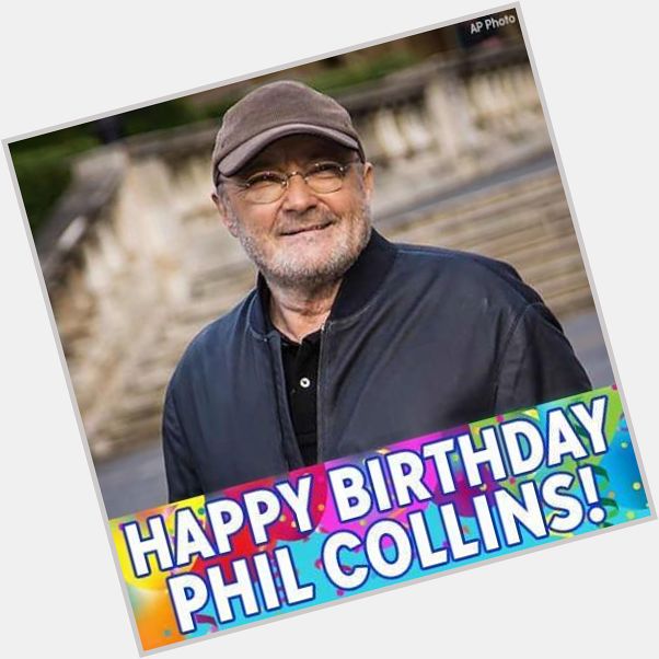 We can feel a special birthday in the air tonight! Happy 66th Birthday to singer and songwriter Phil Collins! 