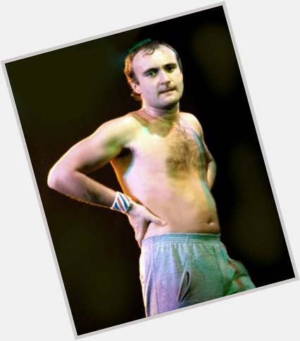 Everybody wish Phil Collins a happy birthday. Here he is in half of his birthday suit 