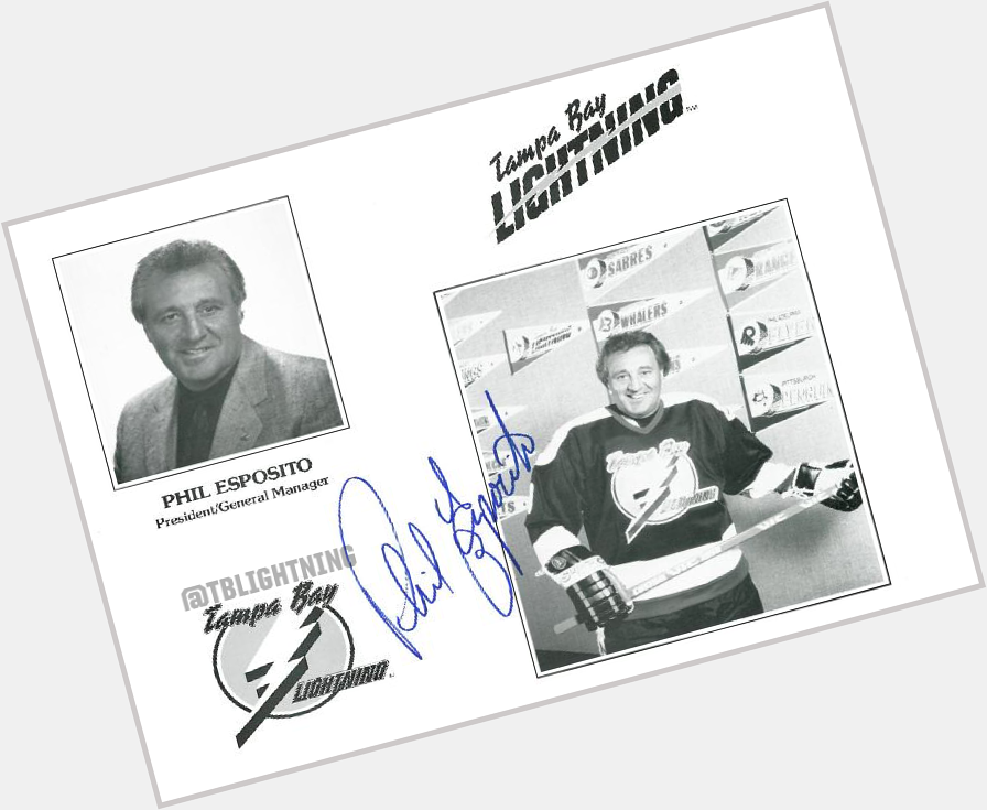 Happy birthday to co-founder and member of the Phil Esposito! 