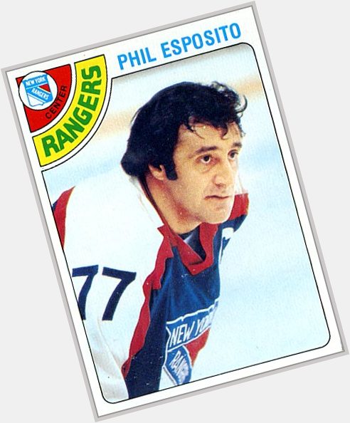 Today Phil Esposito turns 77. Happy birthday from us chicken swedes.   