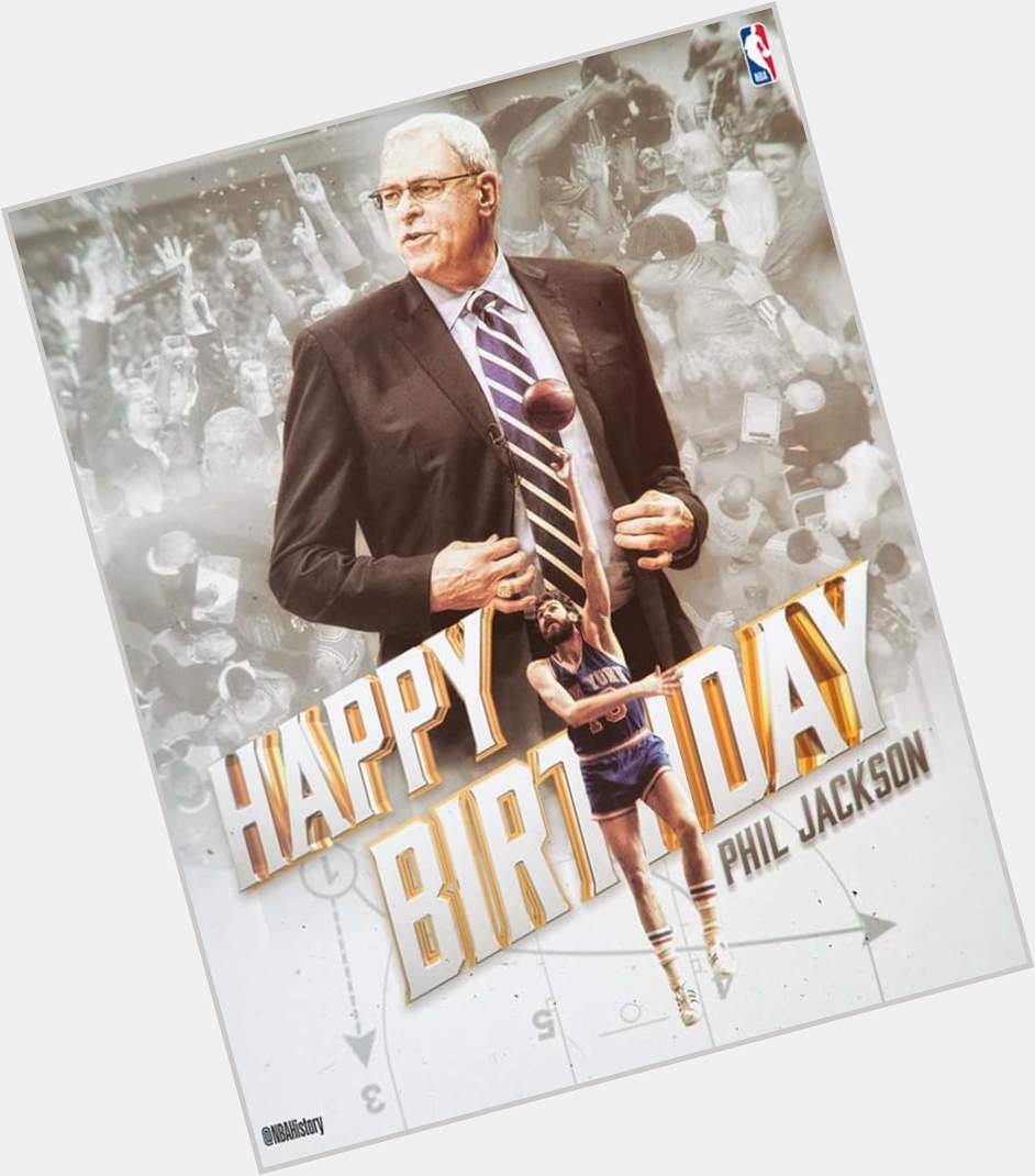 Happy birthday to Phil Jackson, whose 13 combined titles (11 as a coach) rank first in              