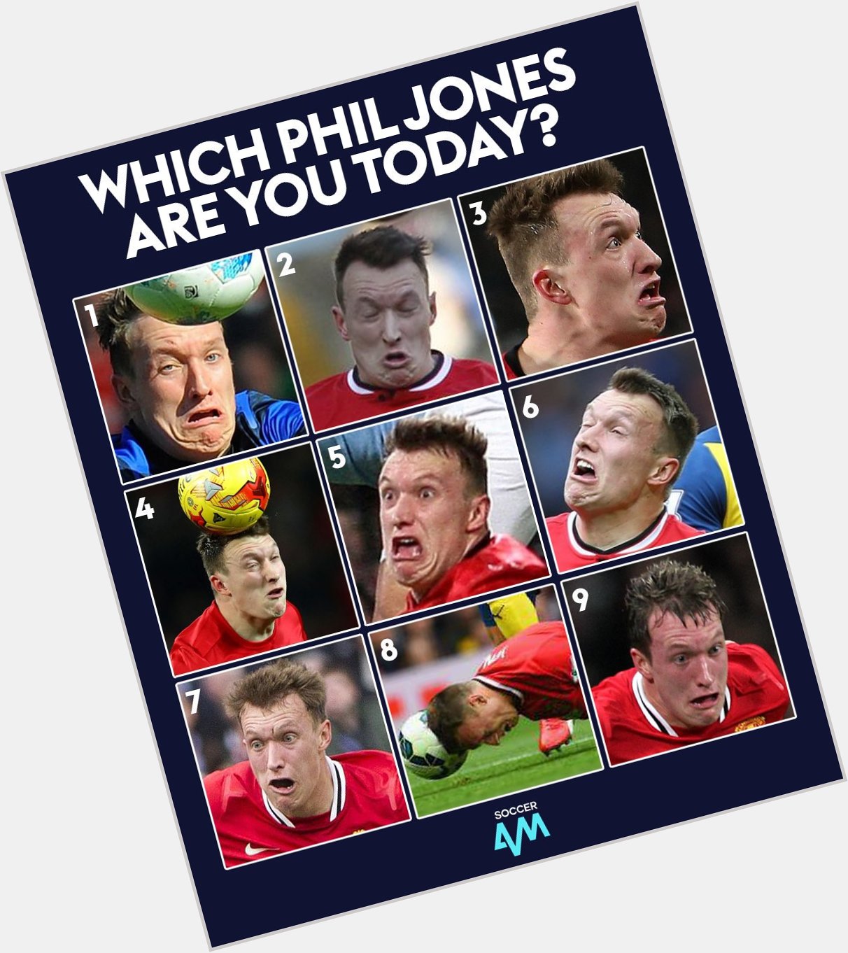 Happy Birthday to the man of many faces... Which Phil Jones are you today? 