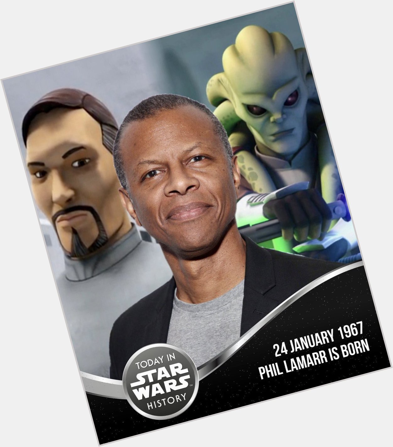 24 January 1967 Happy Birthday, Phil LaMarr! The legendary voice actor turns 54 today! 