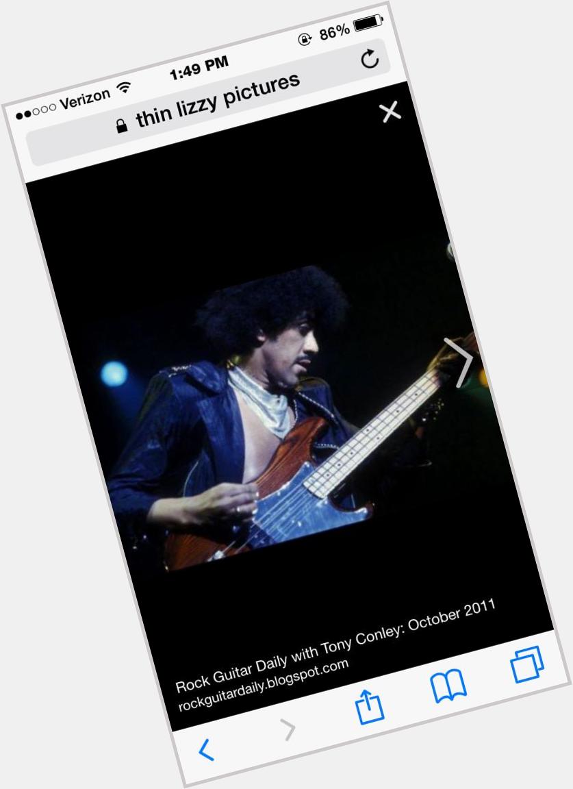 Happy Birthday to one of the greatest guitarist ever !! Phil Lynott   