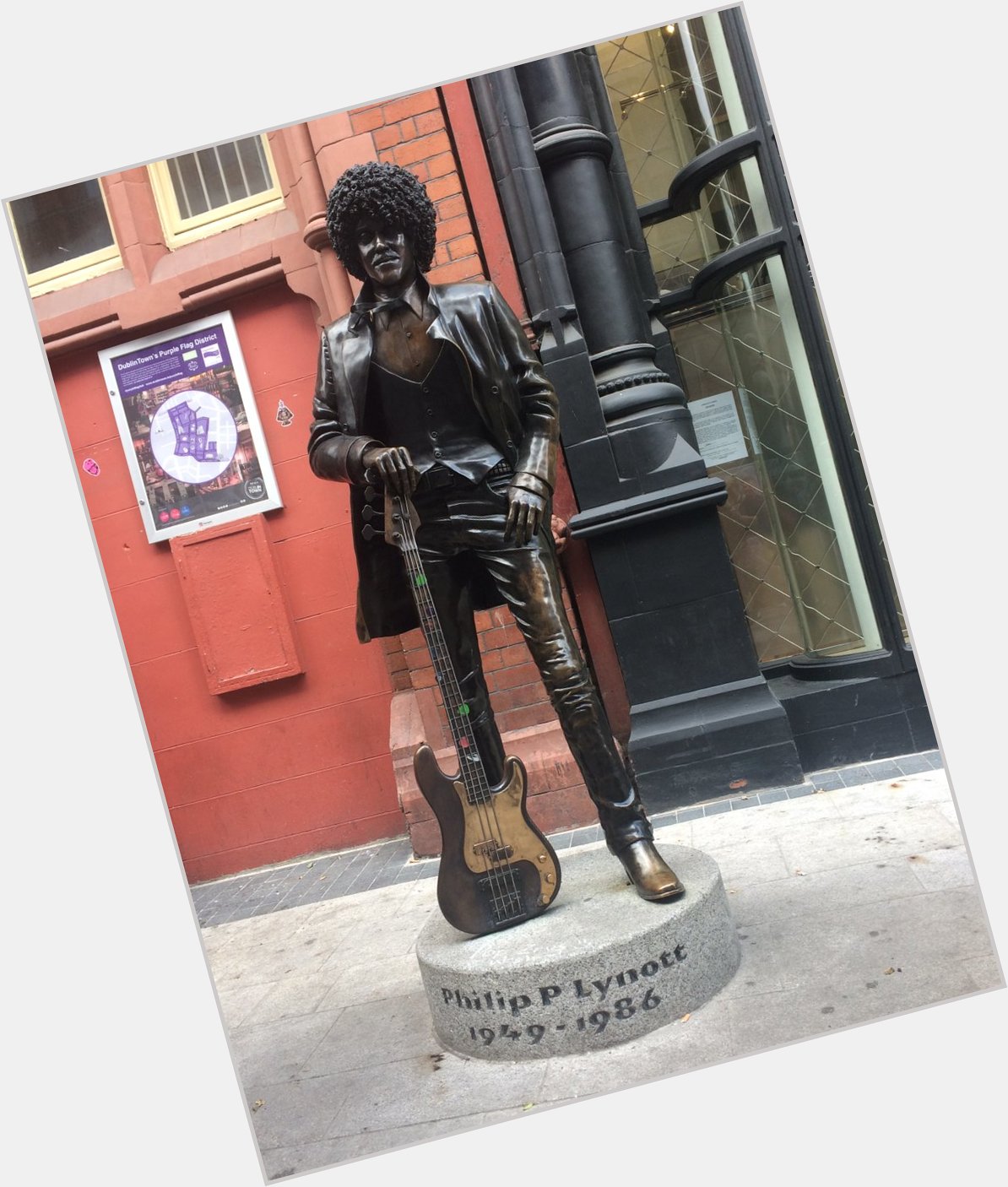 One of my pilgrimage pics from last year\s travels. Happy birthday Phil Lynott! 