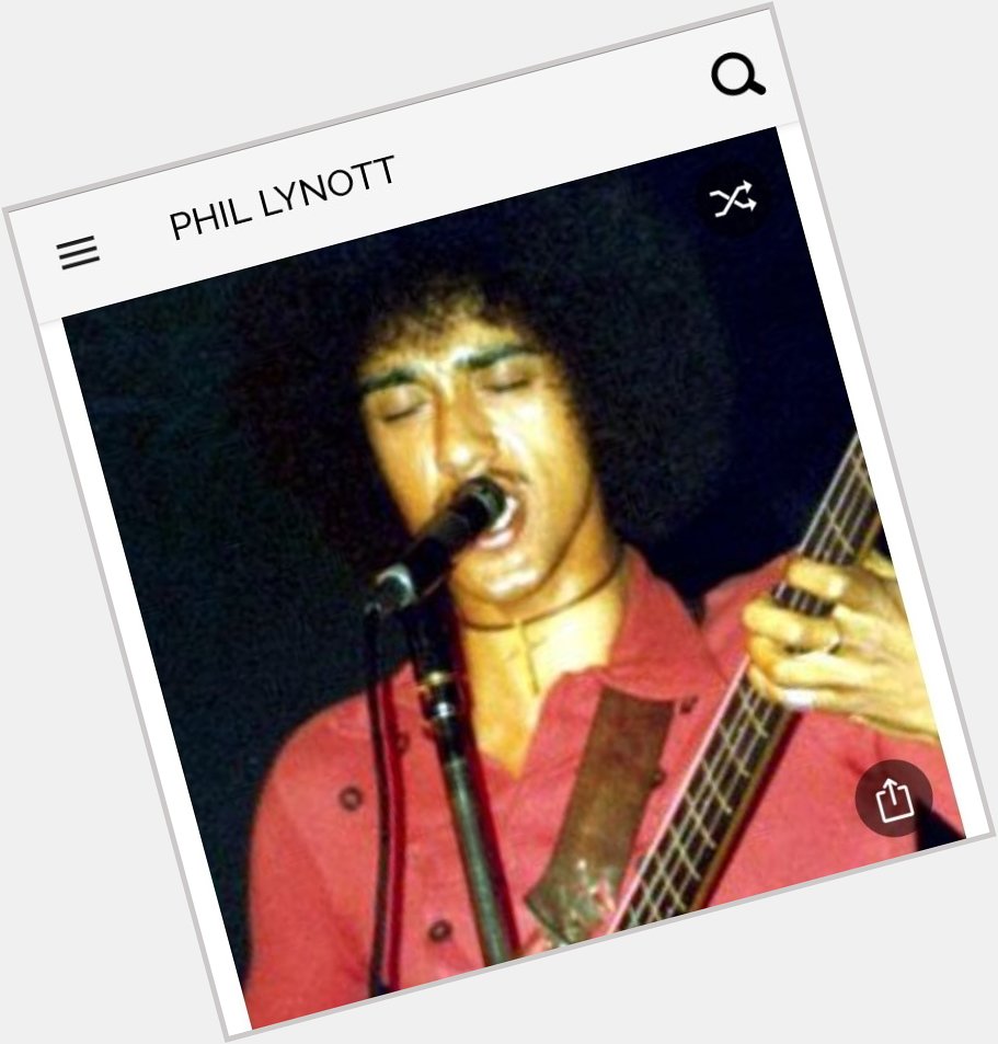Happy birthday to this great guitarist/lyricist from Thin Lizzy. Happy birthday to Phil Lynott 