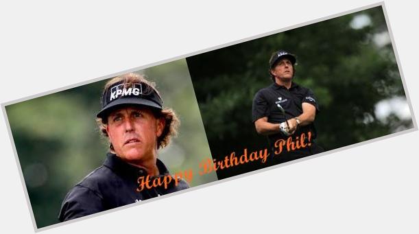Happy Birthday Phil Mickelson!  Go win the US Open!  
