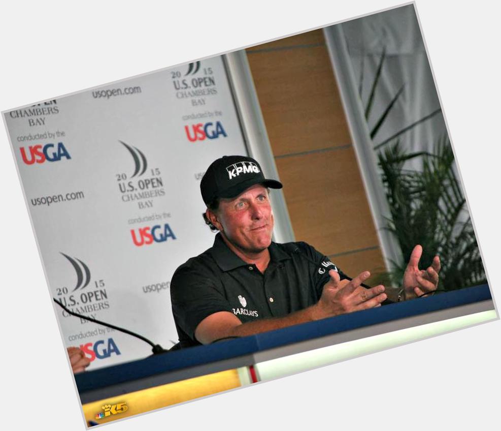 Happy 45th Birthday to Phil Mickelson! 

We caught up with him today:  