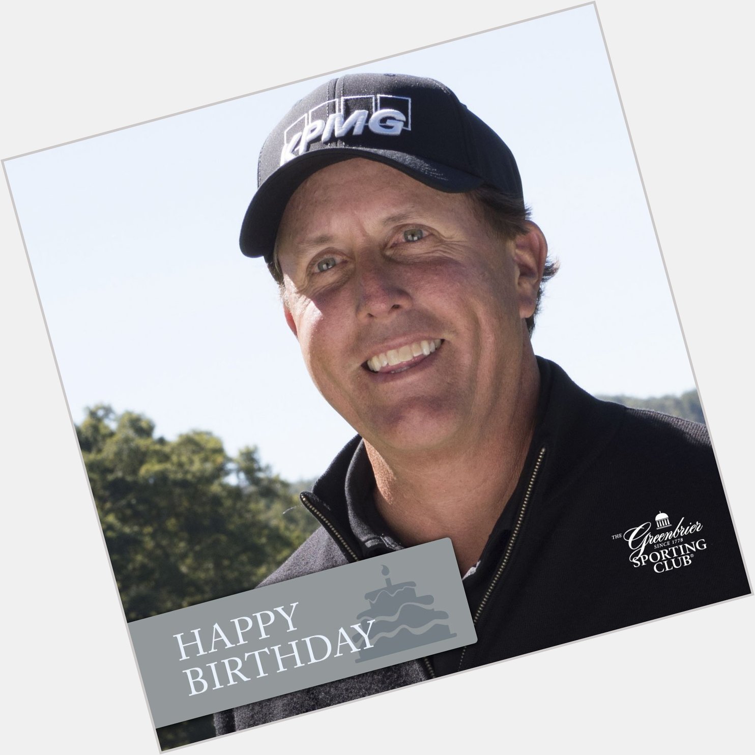 Happy Birthday Phil Mickelson! We are thrilled to have you and your family as part of the GSC family. 