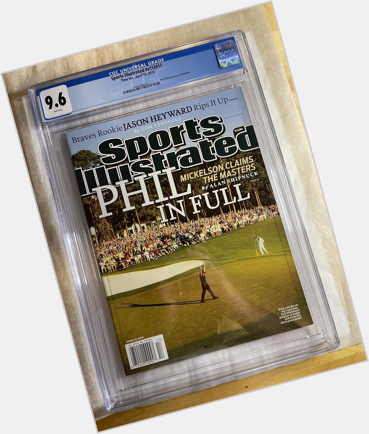 Happy 53rd birthday to Phil Mickelson!  This Sports Illustrated came out in 2010 after he won his 3rd Masters. 