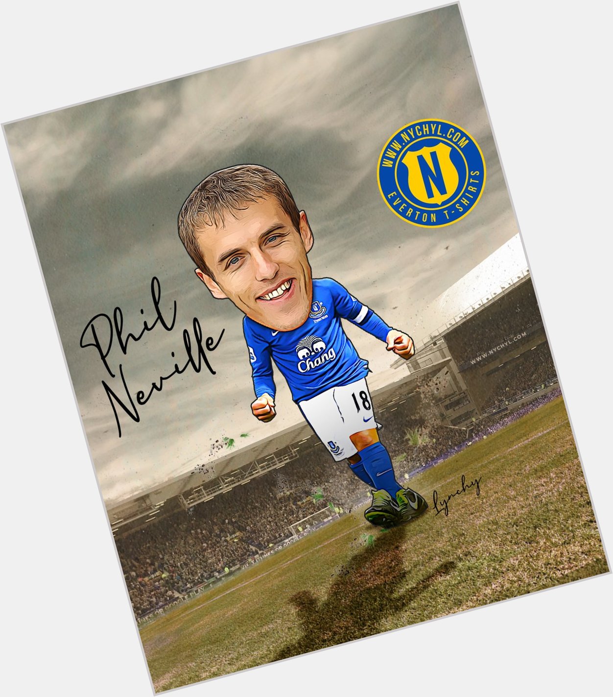 Happy Birthday to Phil Neville who turns 46 today. 303 appearances in 8 seasons for Everton.
 