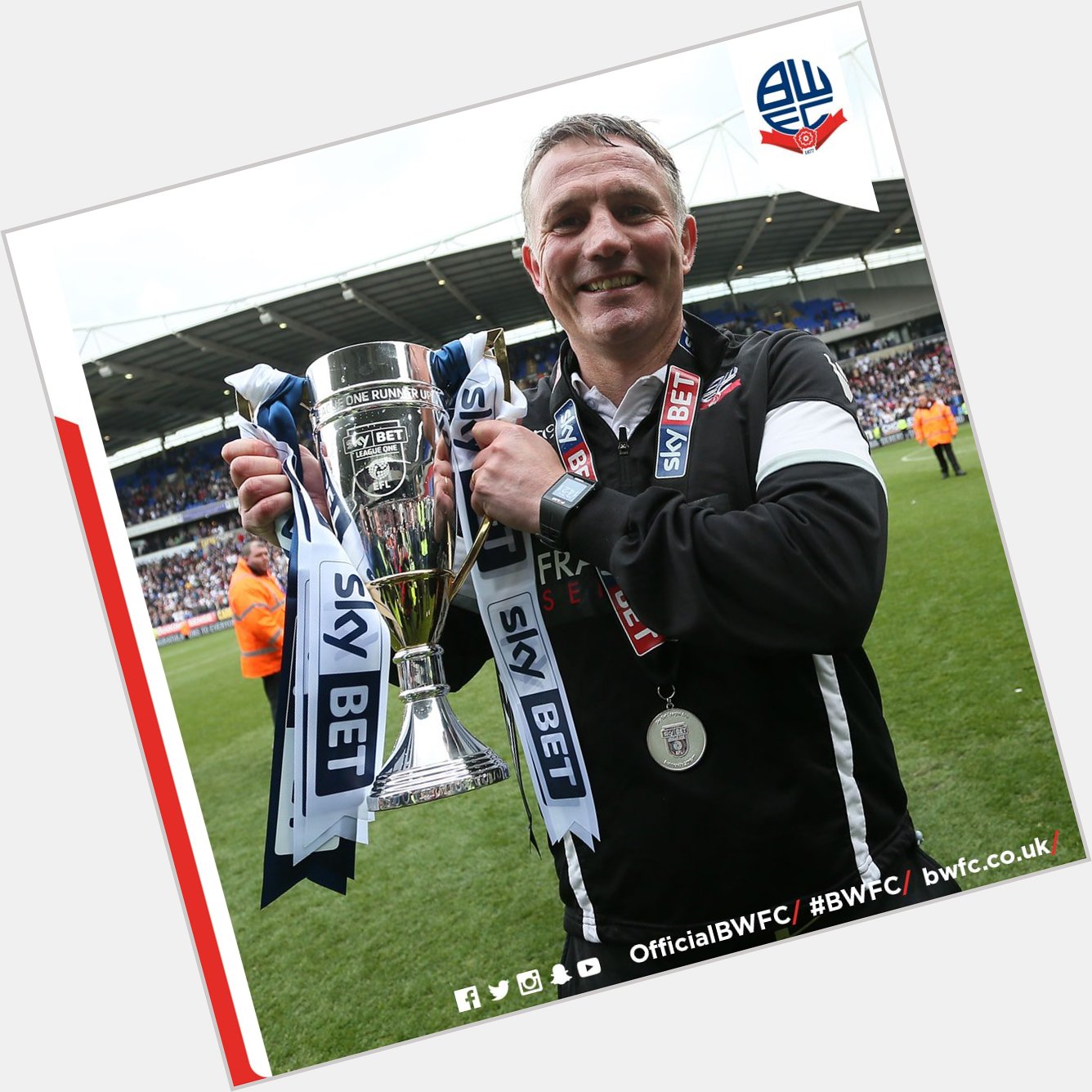  Happy Birthday, Gaffer! Join us in wishing Phil Parkinson a very happy 5 0 th birthday, Wanderers fans!   