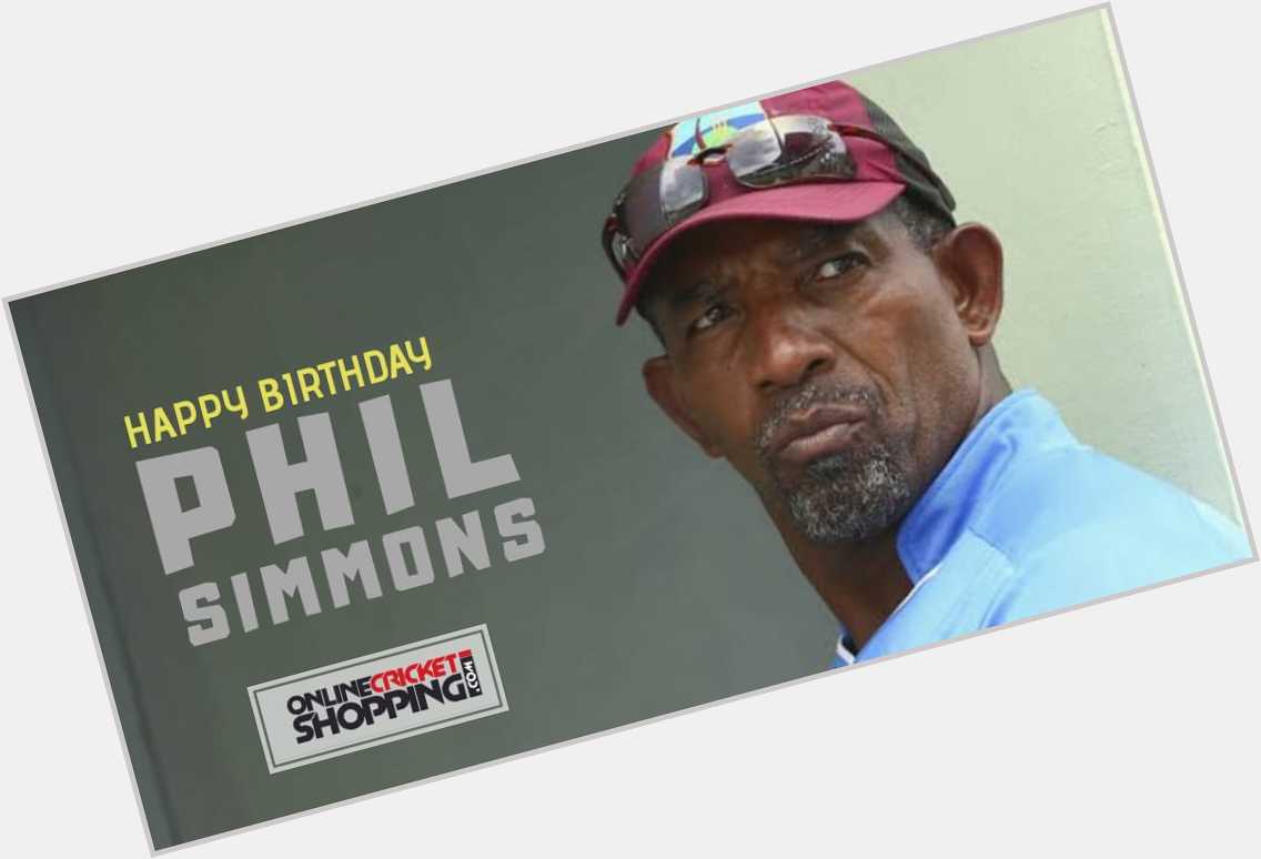 Happy Birthday Mr. PHIL SIMMONS

 