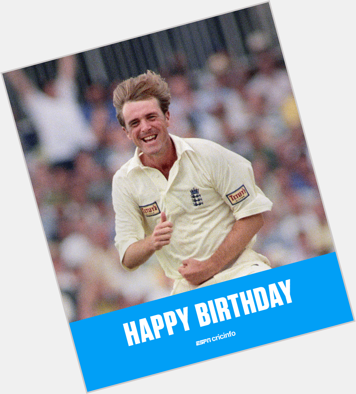  Happy birthday to Phil Tufnell, England\s best spinner in the 1990s! 

 