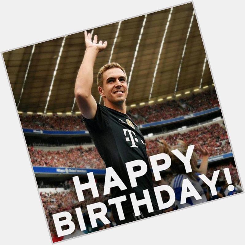He is 31. A Legendary Captain and a World Cup Winner. HAPPY BIRTHDAY Philipp Lahm 