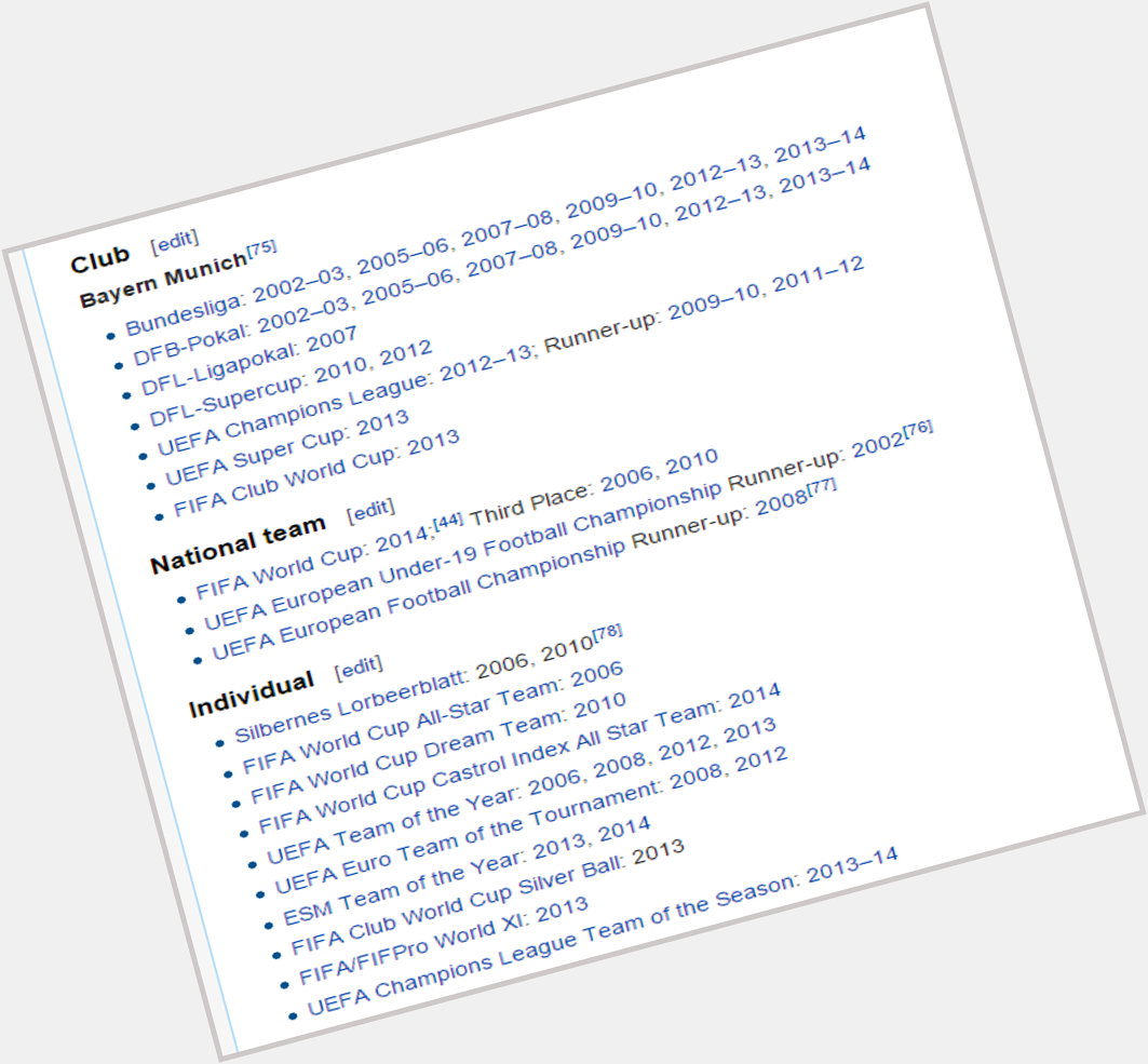 Also, Happy 31st Birthday to Germany and Bayern Munich legend Philipp Lahm. Just look at his list of achievements! 