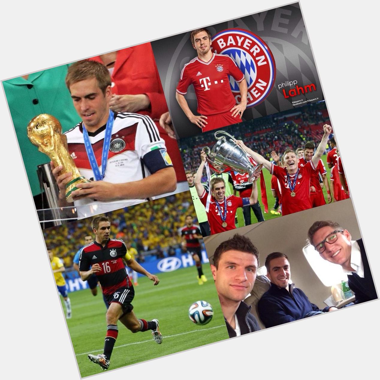 Happy 31st birthday to the capitano Philipp Lahm thank you for everything    