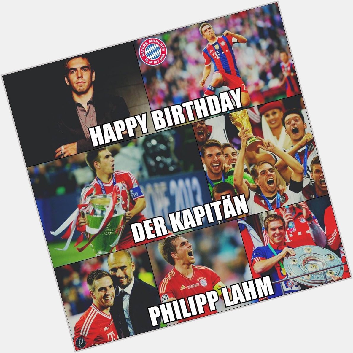 \" There is Philipp Lahm. The most consistent player you\ll ever see. \" - Leo Messi. 

HAPPY BIRTHDAY LEGEND 