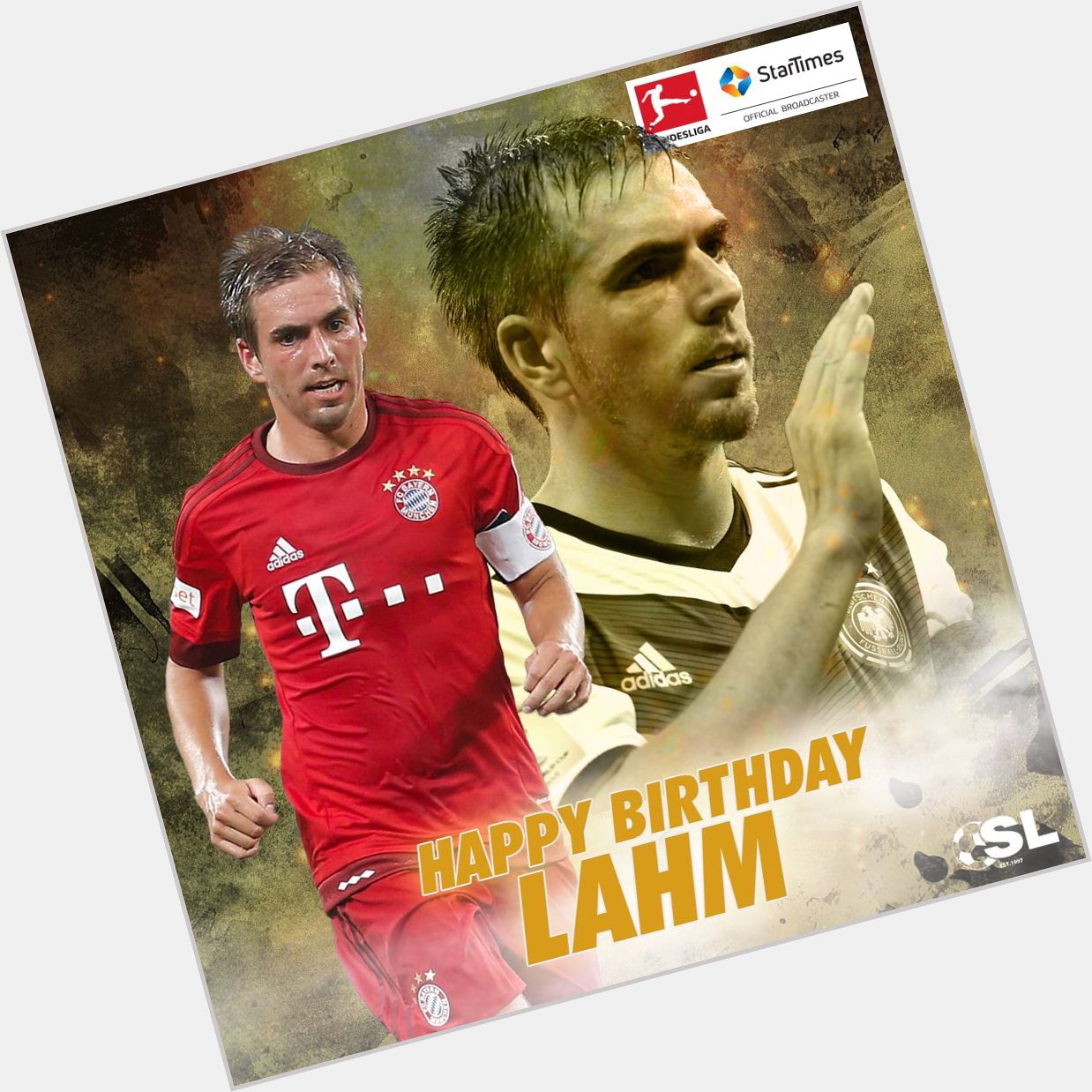  | Happy Birthday to 2014 FIFA World Cup-winning captain, Philipp Lahm! 