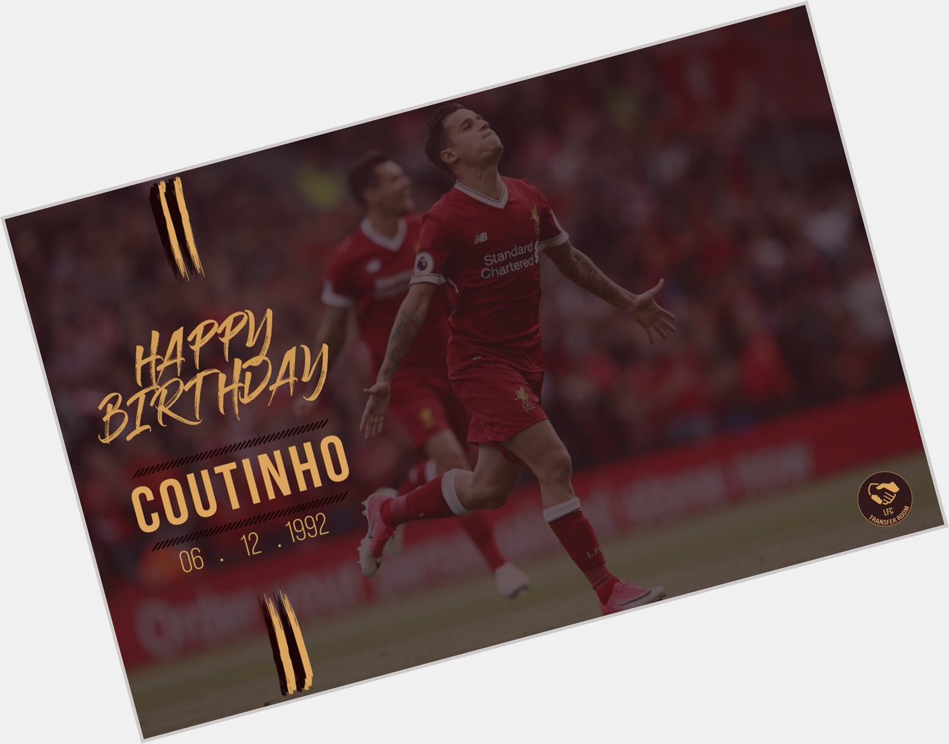   Happy Birthday to our magician Philippe Coutinho, who is turning 25 years old today! 

O Mágico! 