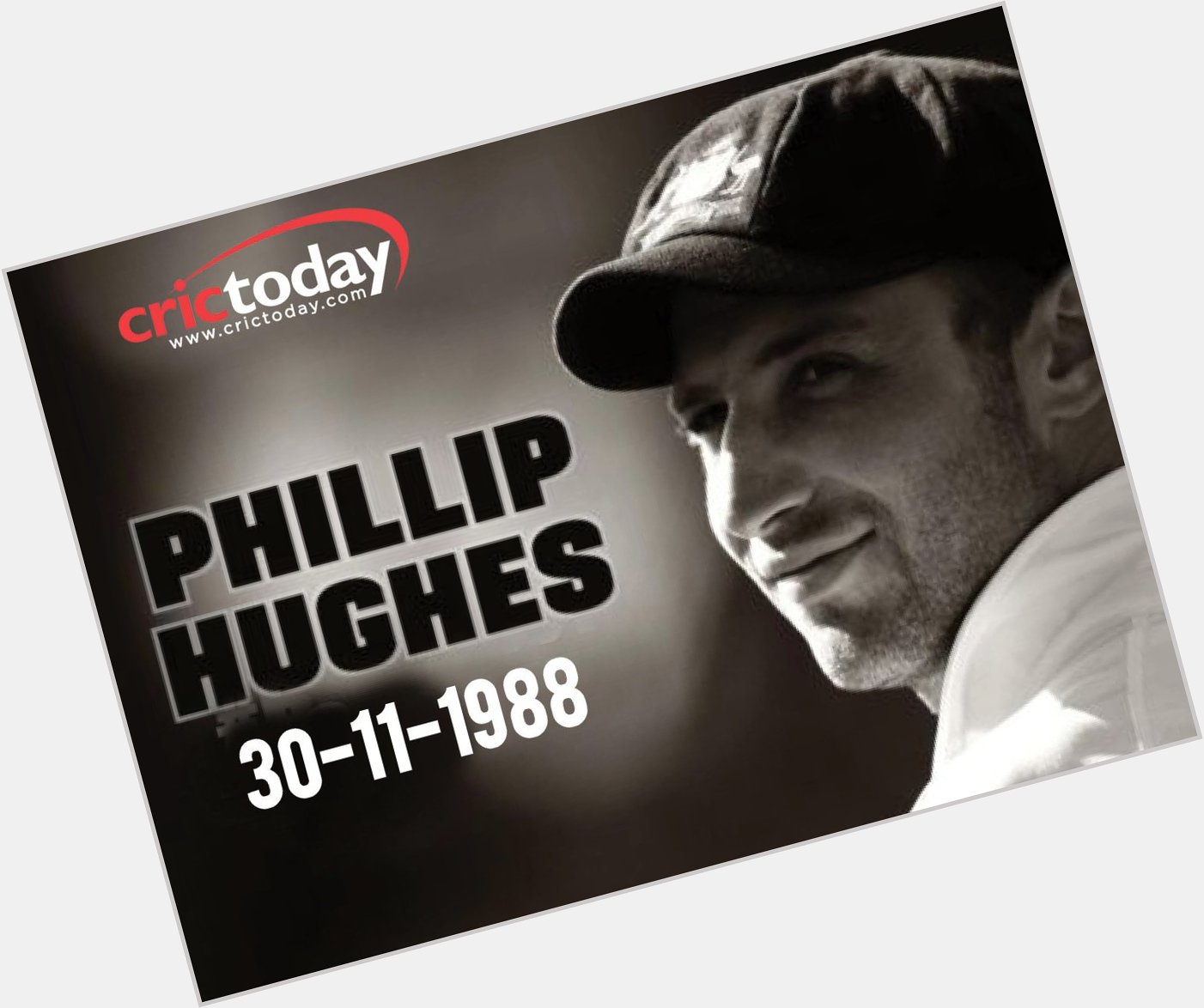 Happy Birthday, Phillip Hughes, wherever you are 