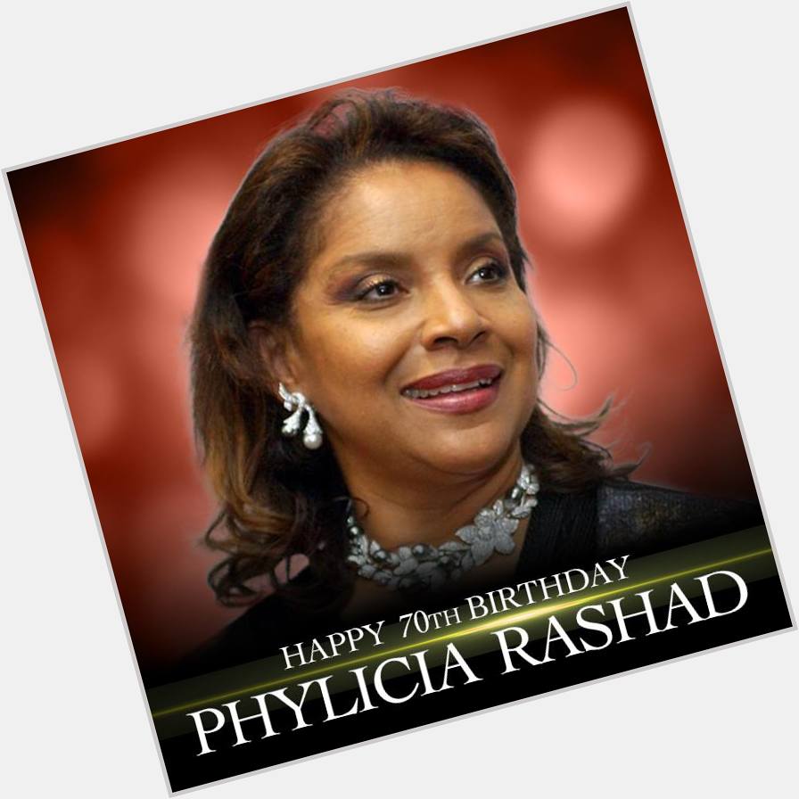 Happy birthday to Phylicia Rashad. She turns 70 years old today! 