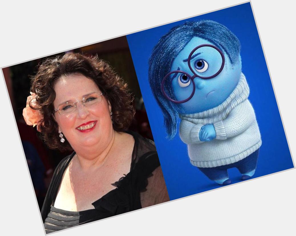Happy birthday to Phyllis Smith, Smith is the voice of Sadness in Disney Pixar\s \"Inside Out\". 