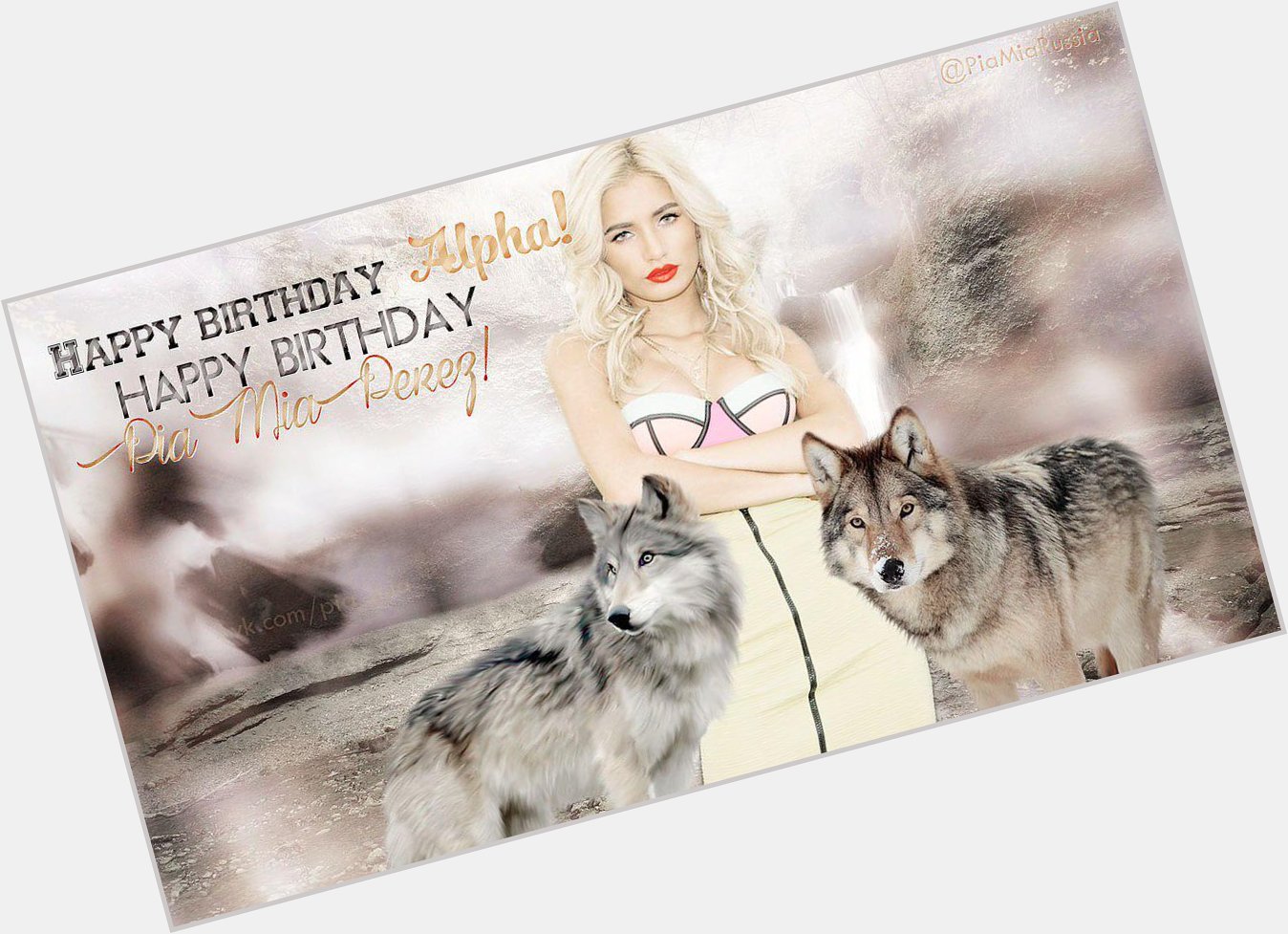 Happy Birthday Pia Mia from your Russian peeps! Check out our birthday video present for U!  