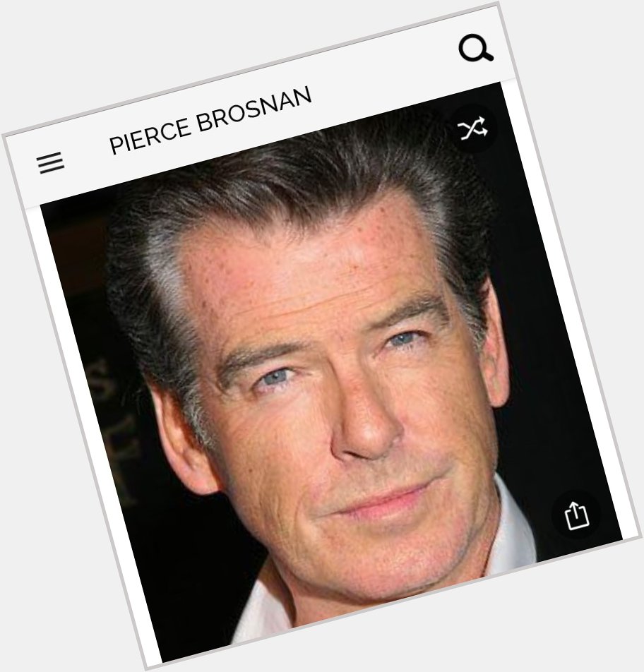 Happy birthday to this great actor.  Happy birthday to Pierce Brosnan 