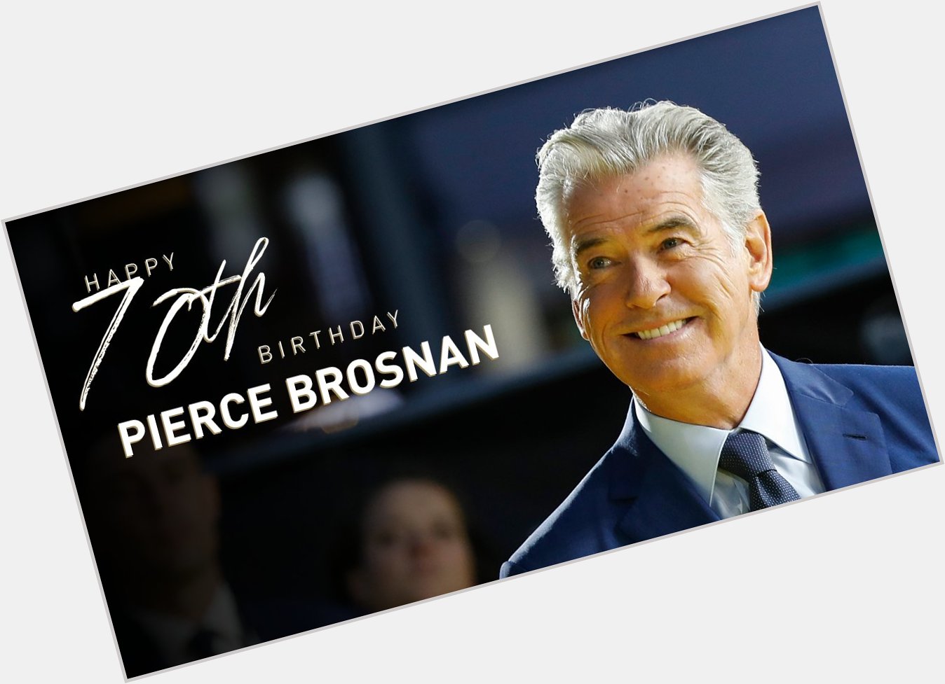 Happy 70th birthday Pierce Brosnan!

Read his tribute here:  