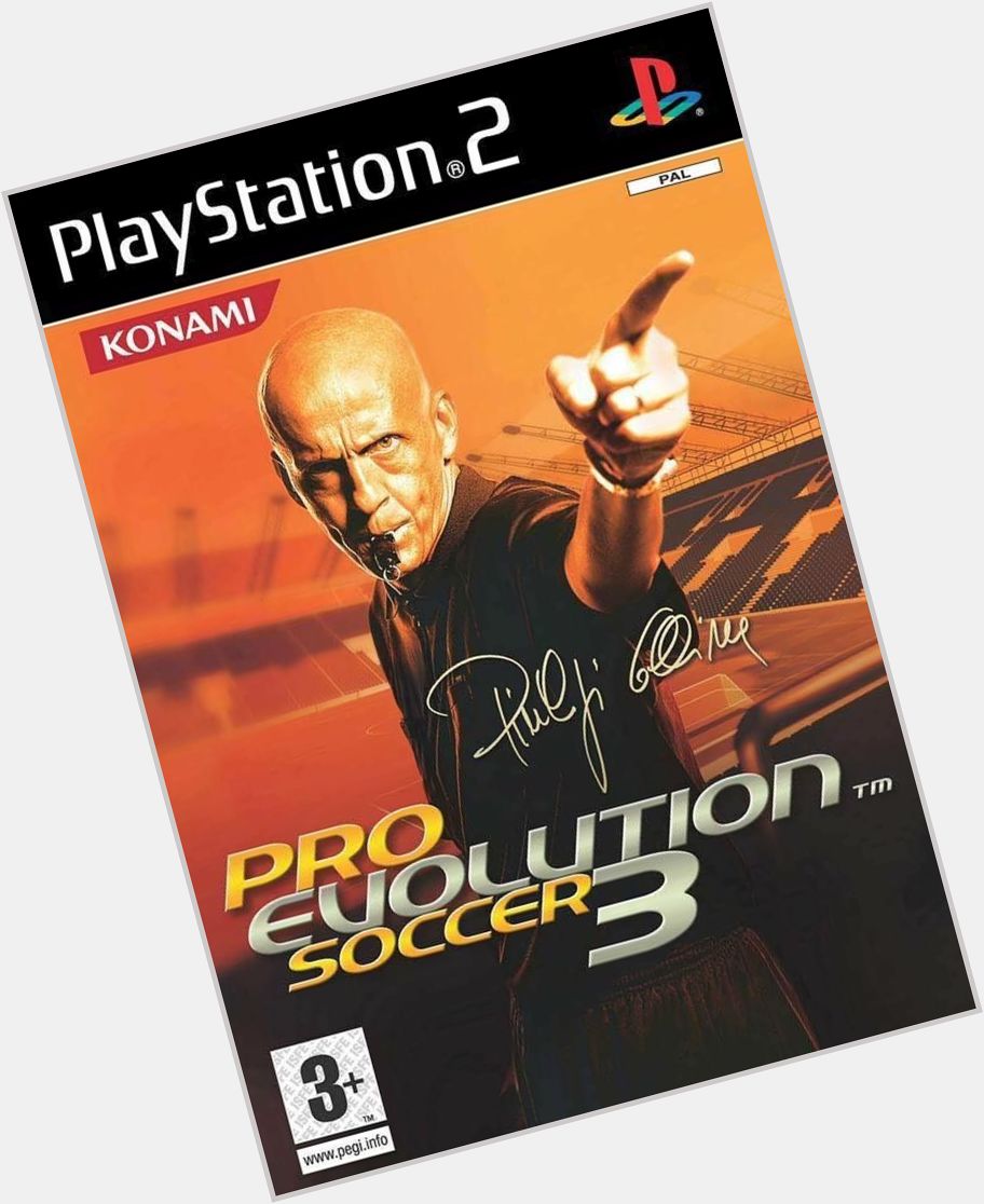 Happy birthday Pierluigi Collina the only referee to feature on the cover of a video game 